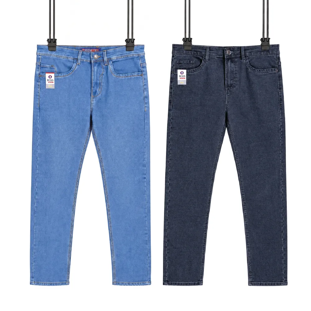 Boss Jeans Pant Sky Blue & Ash Combo